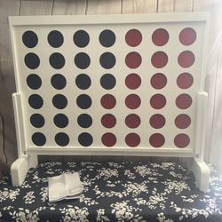 4-to-Score Game, 4-in-a-Row Game Set with 42 PCS Jumbo Rings