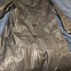Leather Longcoat 