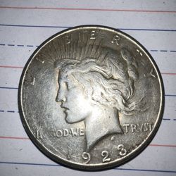 1923 S Peace Dollar 