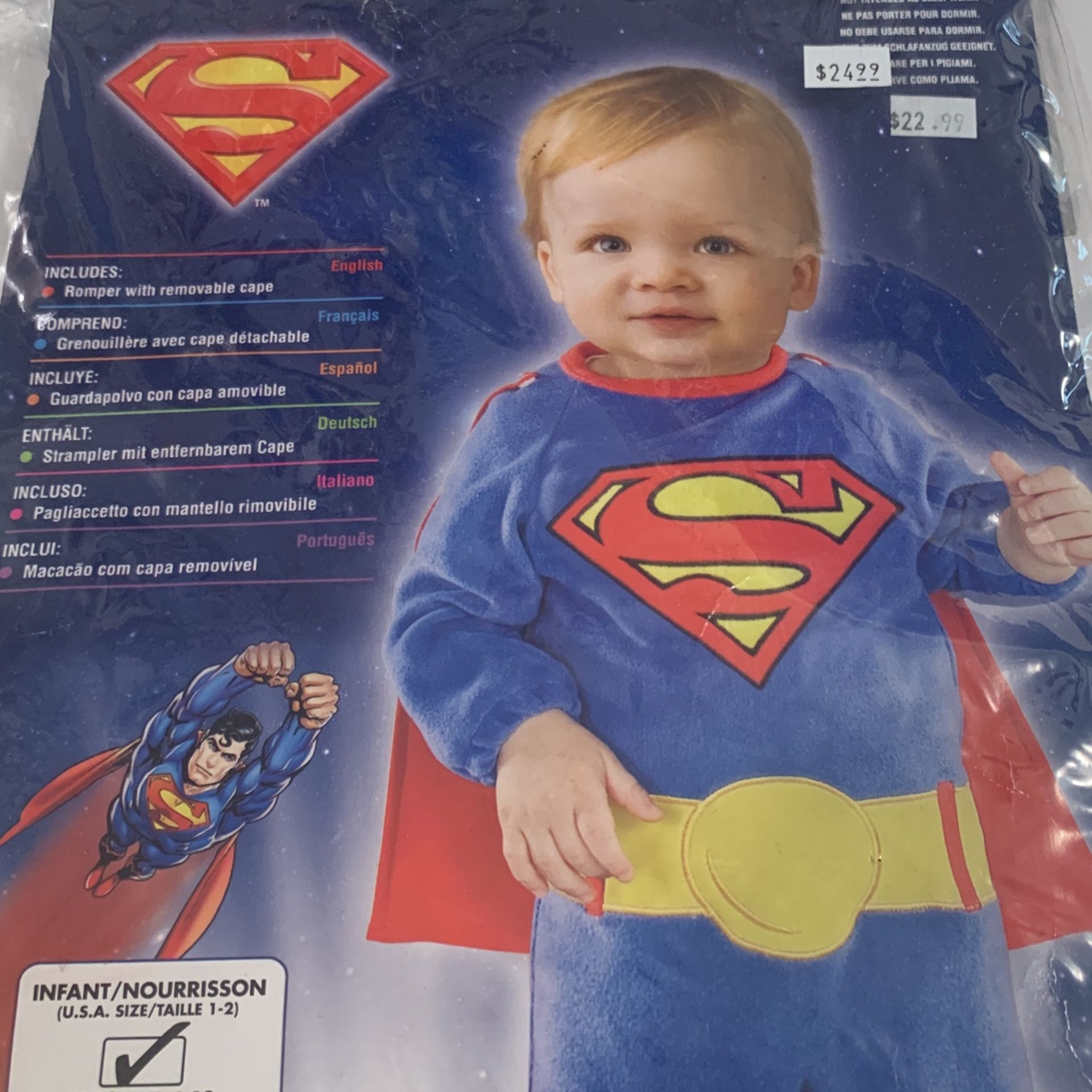 Superman Costume Infant DC Comics Baby Costumes