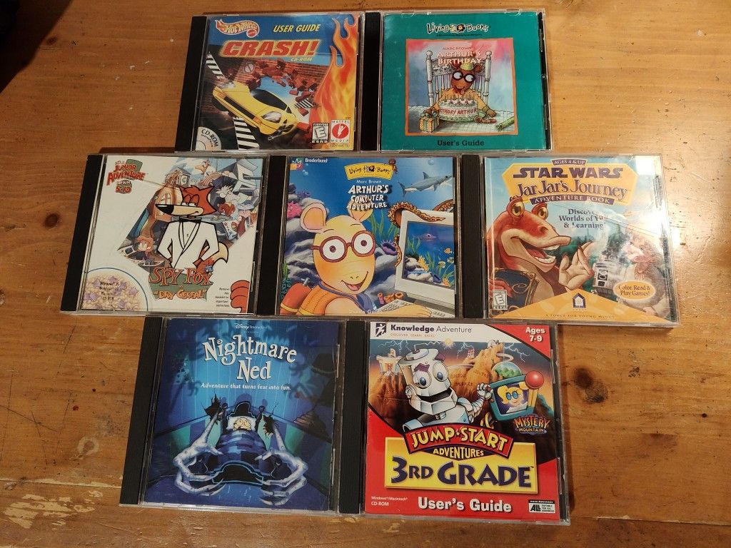 Edutainment PC Games (Living Books, Jump Start, Humongous, Etc.)