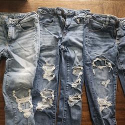 American Eagle Denim Stretch Jeans Size 12