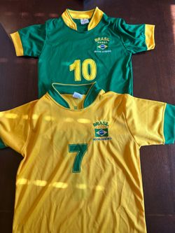 Brazil soccer jerseys kid sizes