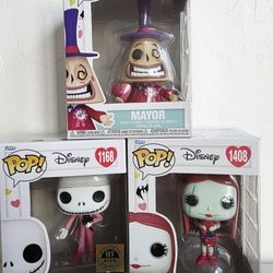 Funko Pop Nightmare Before Christmas Valentine's Collection ♥️ 