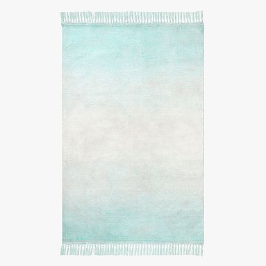 5' X 8' Pottery Barn Teen Ombré Tassel Performance Rug