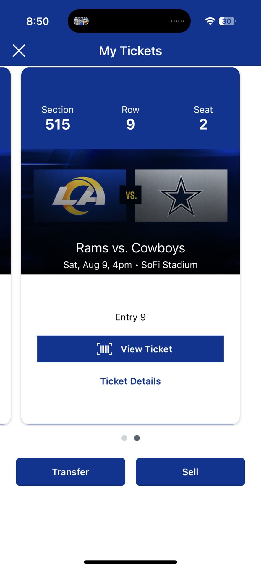 Rams Vs Cowboys 