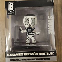 Rainbow Six Siege Chibi Smoke Black & White Series Ubisoft Rare 3" Vinyl Figure