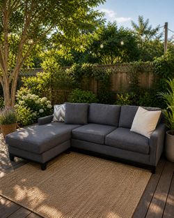🛋️ Gray Sectional Sofa for Sale – $380 (Free Delivery in Miami!)
