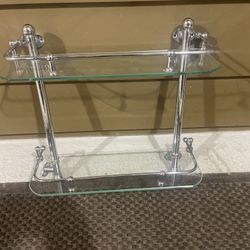 Glass Bathroom Shelves