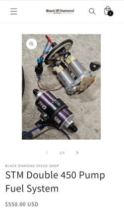 Evo 8 9 STM Double 450 Pump Fuel System