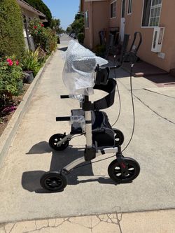 Upright Rollator Walker with Forearm Support 18 inches wide  NEW