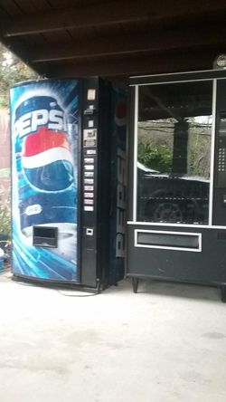 Soda and snack vending machines