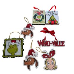 The Grinch Who Stole Christmas Ornaments Lot