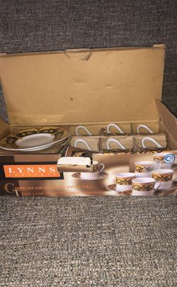 1 Set of Turkish Coffee 6 Cups & 6 Saucer . Please see all the pictures and read t