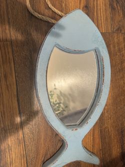 Mirror fish decor