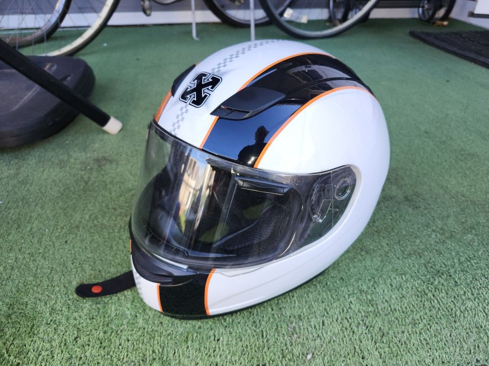 SparX ECE/22-05 DOT Retro Series Motorcycle Helmet Men's Size Large