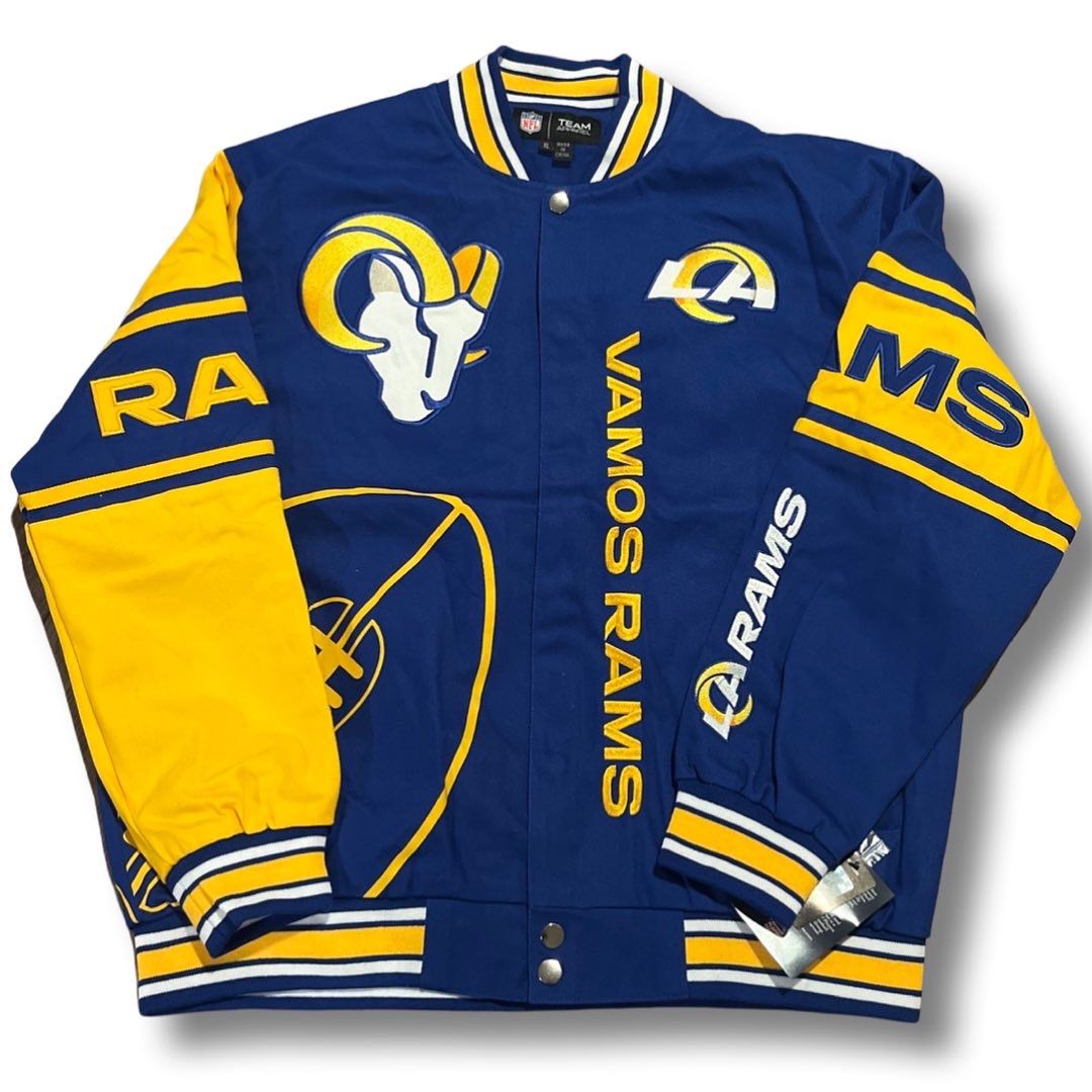Los Angeles Rams JH Design Twill Full – Snap Jacket