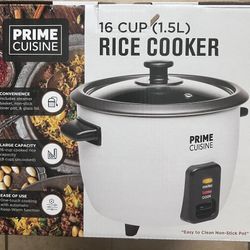 16 CUP ( 1.5L) Rice Cooker - Prime Cuisine