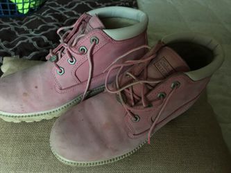 Pink Timberlands