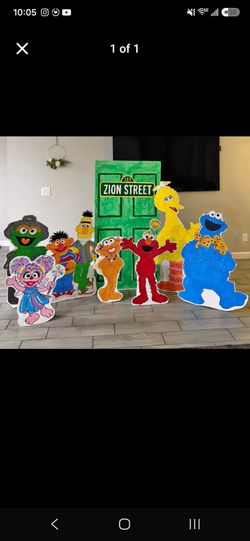 Sesame streets cutouts