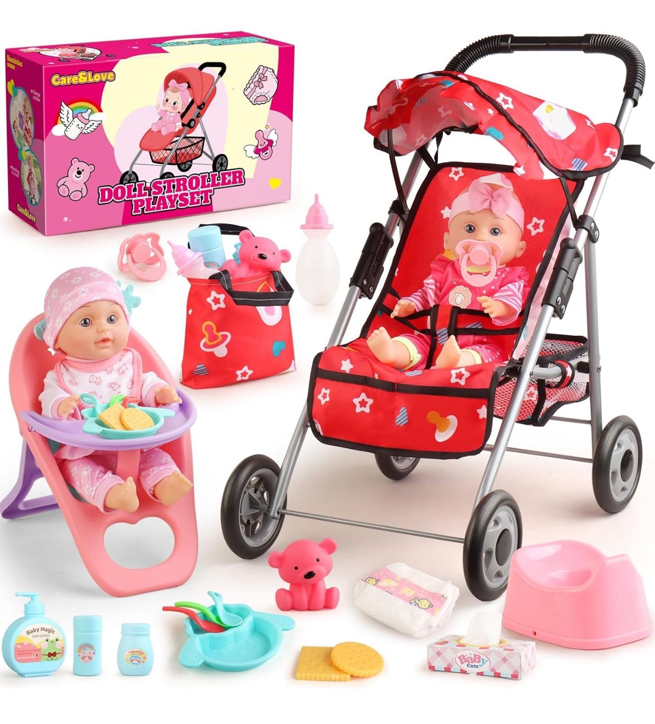 Doll Stroller Set (brand new)