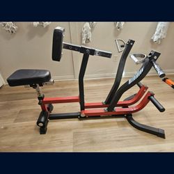 Seated Row Plate Loaded Exercise Machine