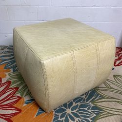 Leather Ottoman Chair