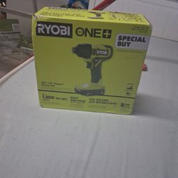 Ryobi 1/4 Impact Drill Brand New In Box W/batt.and Charger$40