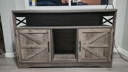 TV Stand with Door Cabinets