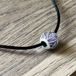 PANDORA Intertwining Radiance Purple Bead Charm