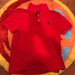 U.S. Polo Assn. Red Short Sleeve Polo Shirt