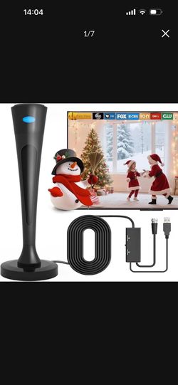 Brand new in box Indoor TV Antenna for Local Channels, Amplified HD Digital Antenna for Smart TV, 350 Miles Long Range HDTV Antenna with Signal Booste