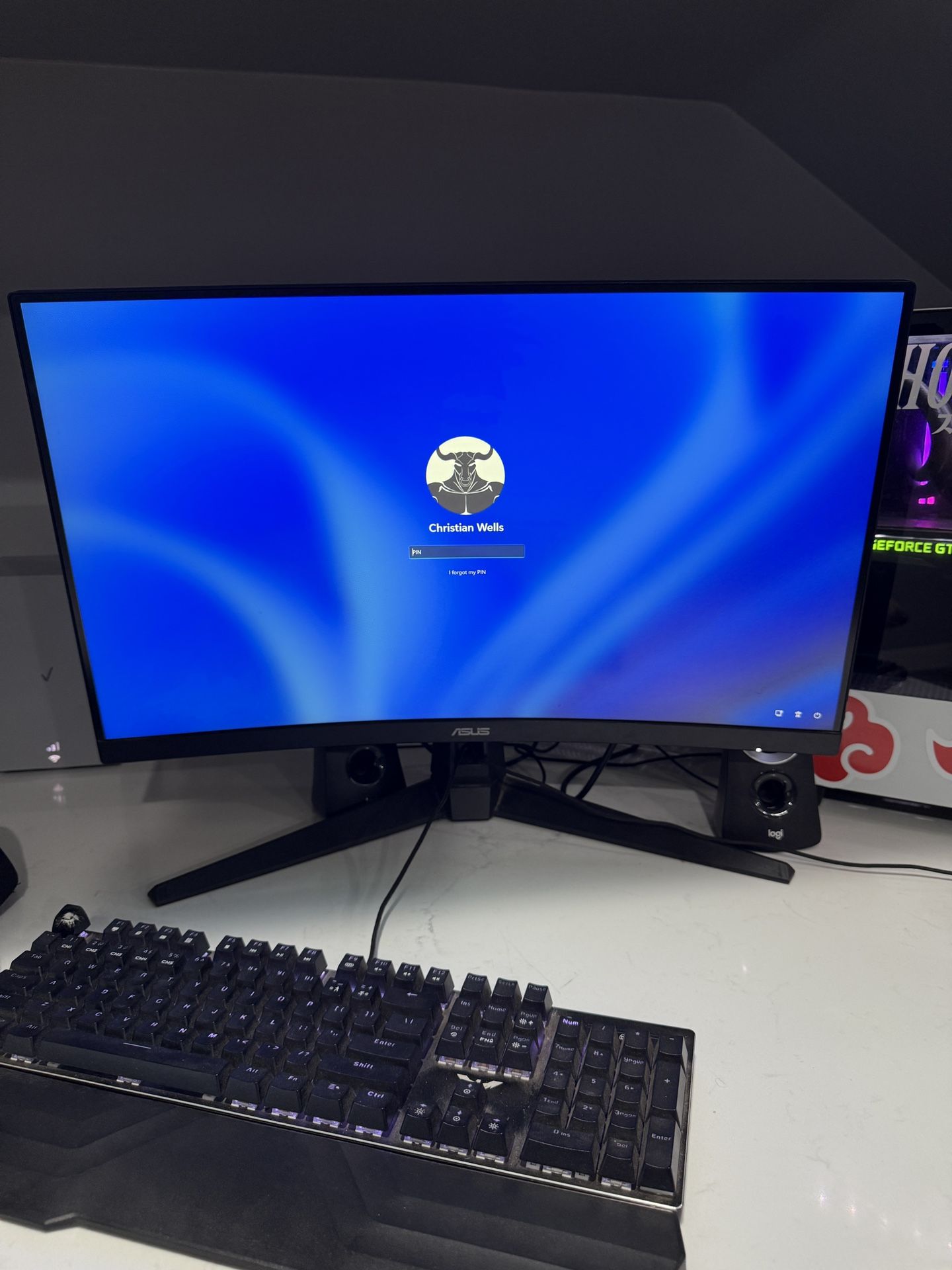 ASUS TUF Gaming VG27VH1BR 27” Curved Monitor