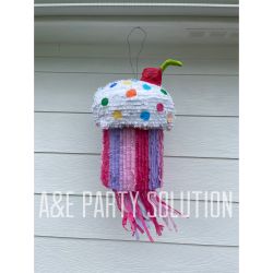 Pink Cupcake Piñata
