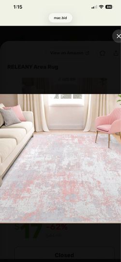 RELEANY Area Rug/washable