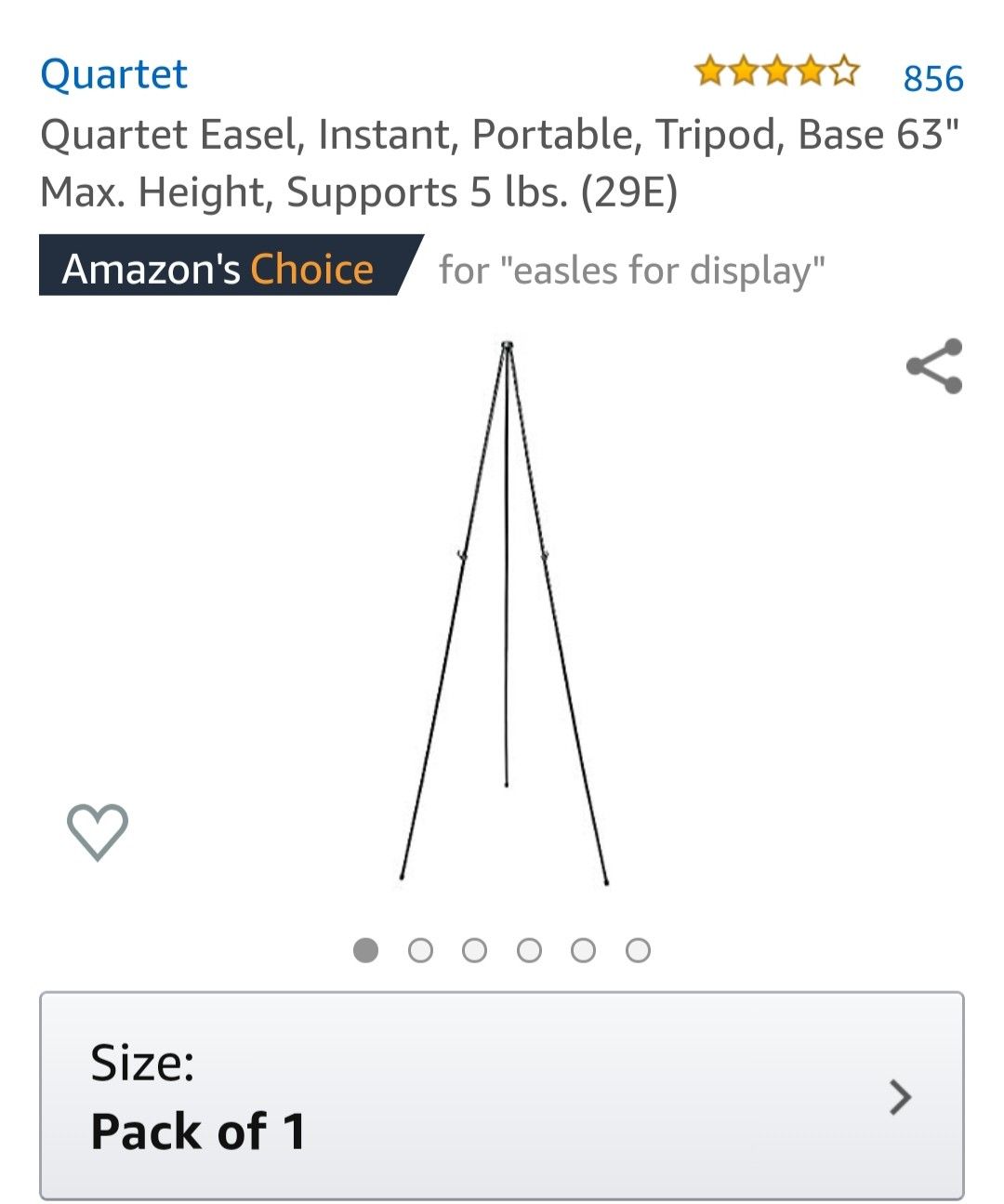 Quartlet Instant Easel