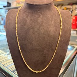 14KT Solid Rope Chain 43238–1