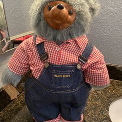 Raikes Jade Bear Huckle Bear Wood Face 