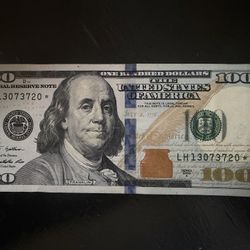 $100 Star Note