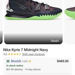 Nike Kyrie 7 Midnight Navy