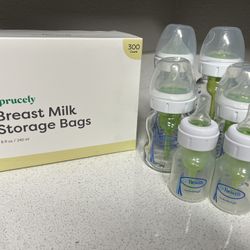 Manual Pumps, Bottles, Milk Storage 