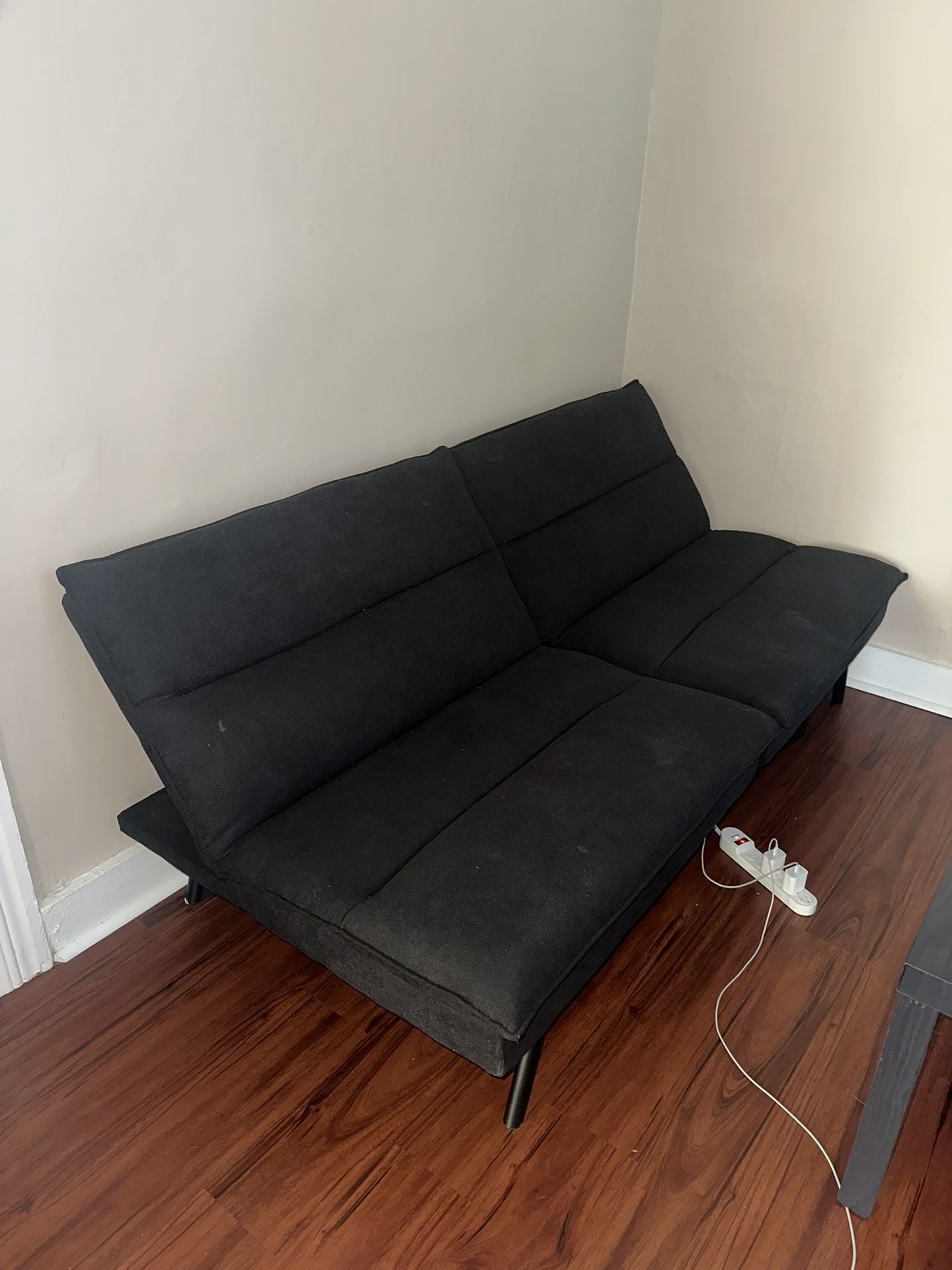 charcoal grey futon