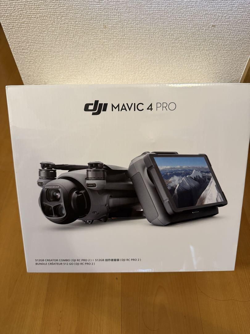 DJI Mavic 4 Pro 512GB Creator Combo with RC Pro 2 Drone Camera 4K UHD GPS.
