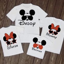 Mickey / Minnie Disney shirts for the family