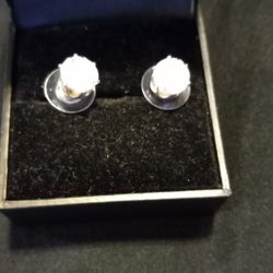 DIAMONESSE  DIAMOND ROUND CUT EARRINGS