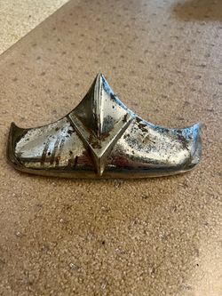 Vintage Chrome Batwing Speed Wing Fender Ornament Harley Chopper Bobber Custom