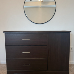 Dark brown dresser