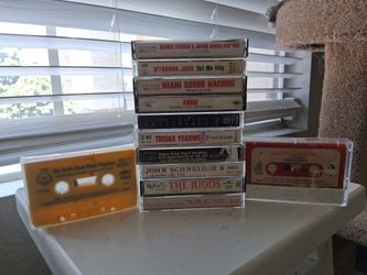 Lot of 12 Vintage Cassette Tapes