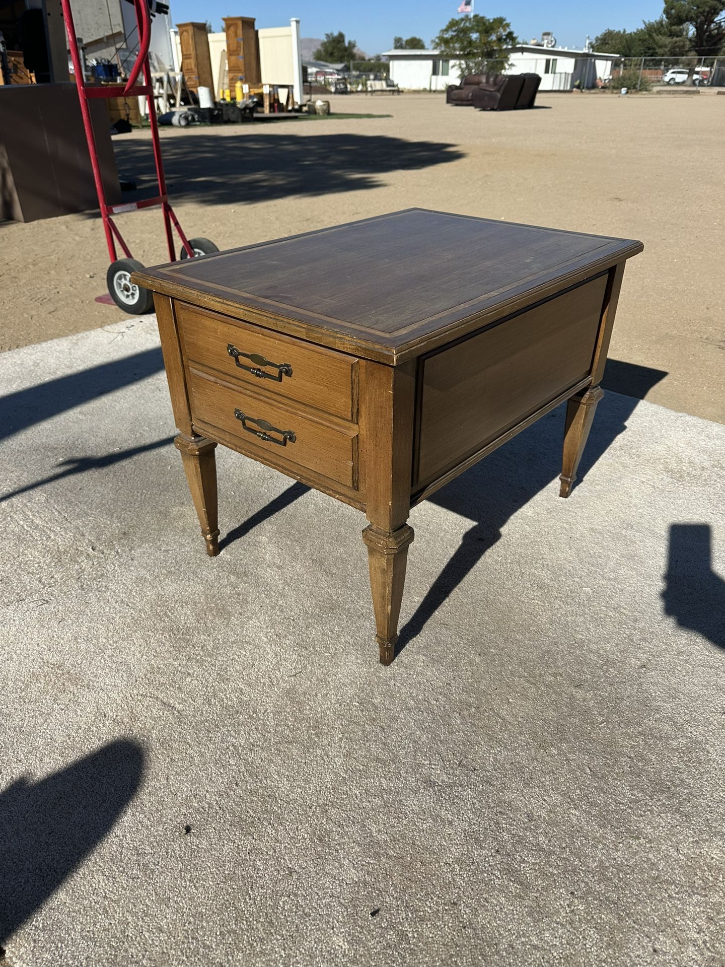 Mid Century Antique Night Stand Side Table