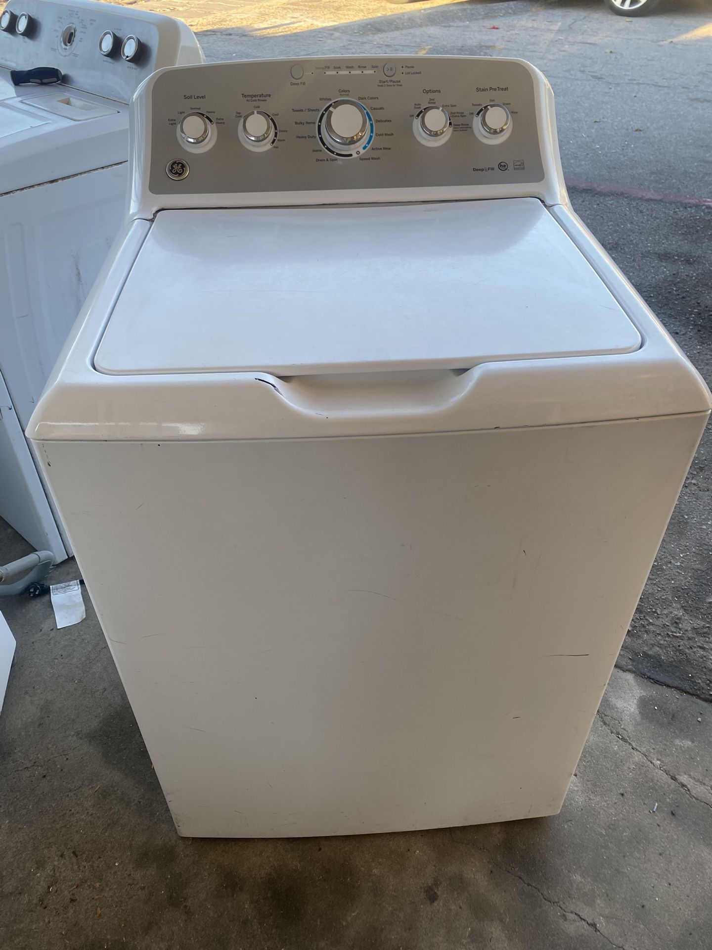 GE washer